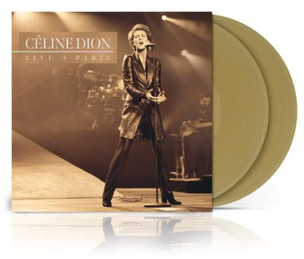 the album cover for Celine Dion - Live à Paris [Golden Tan]