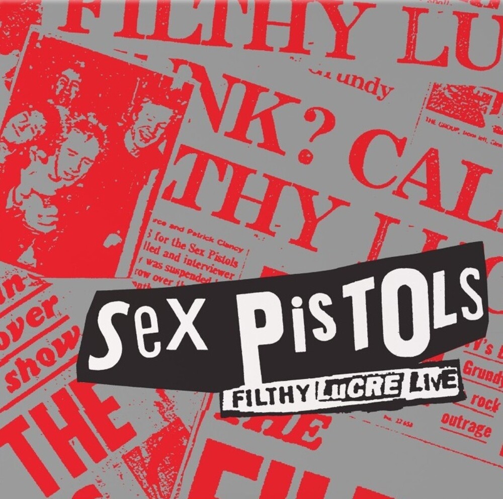 the album cover for Sex Pistols - Filthy Lucre Live - 30th Anniversary [180g Red]