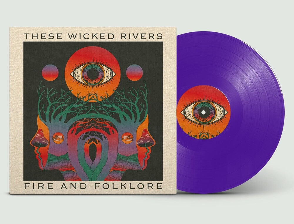 the album cover for These Wicked Rivers - Fire &amp; Folklore