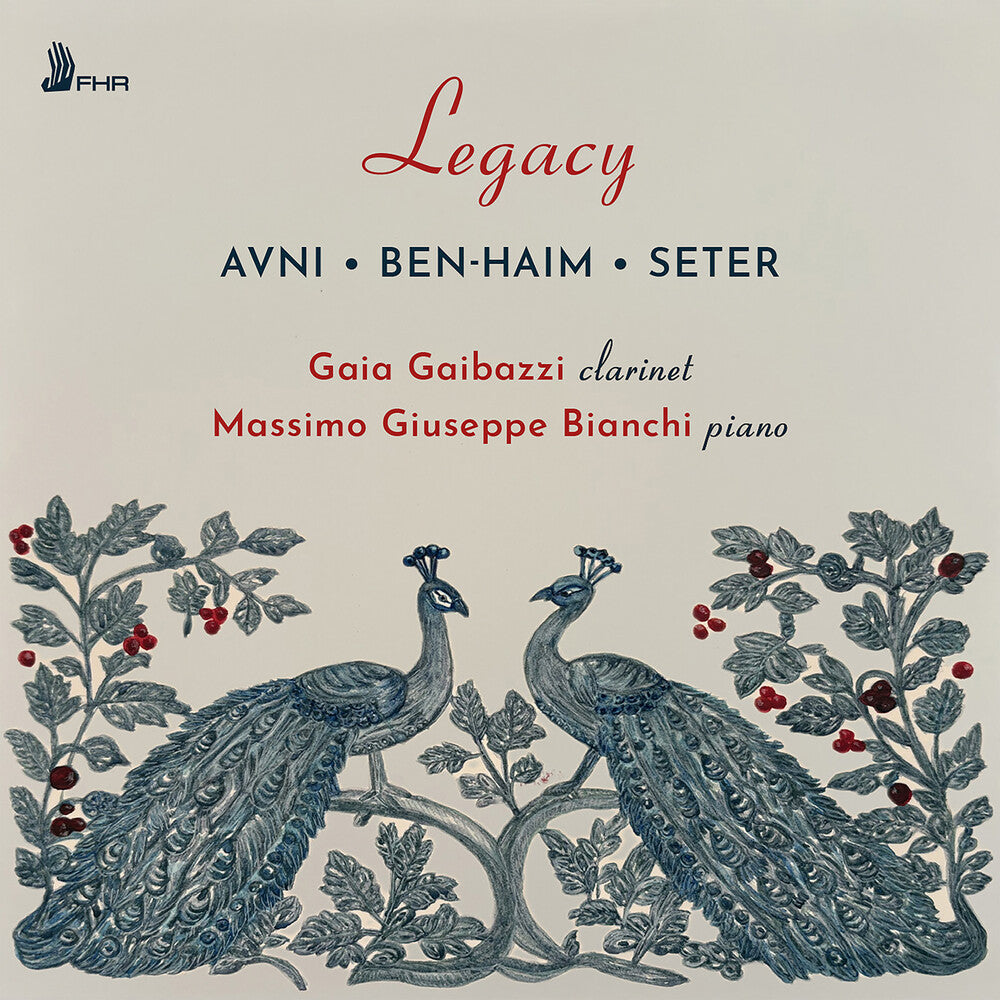 the album cover for Gaia Gaibazzi - Avni Ben-Haim &amp; Seter: Legacy - Complete Works For