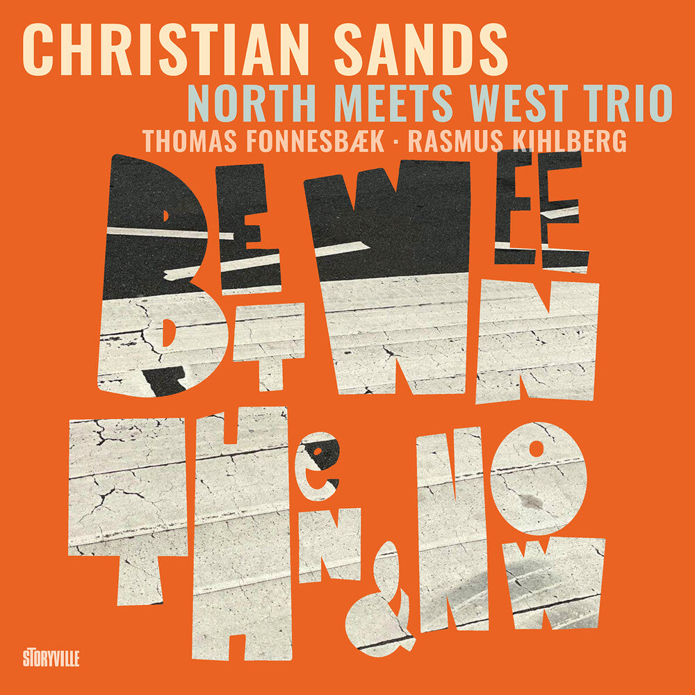 the album cover for Christian Sands - Between Then &amp; Now
