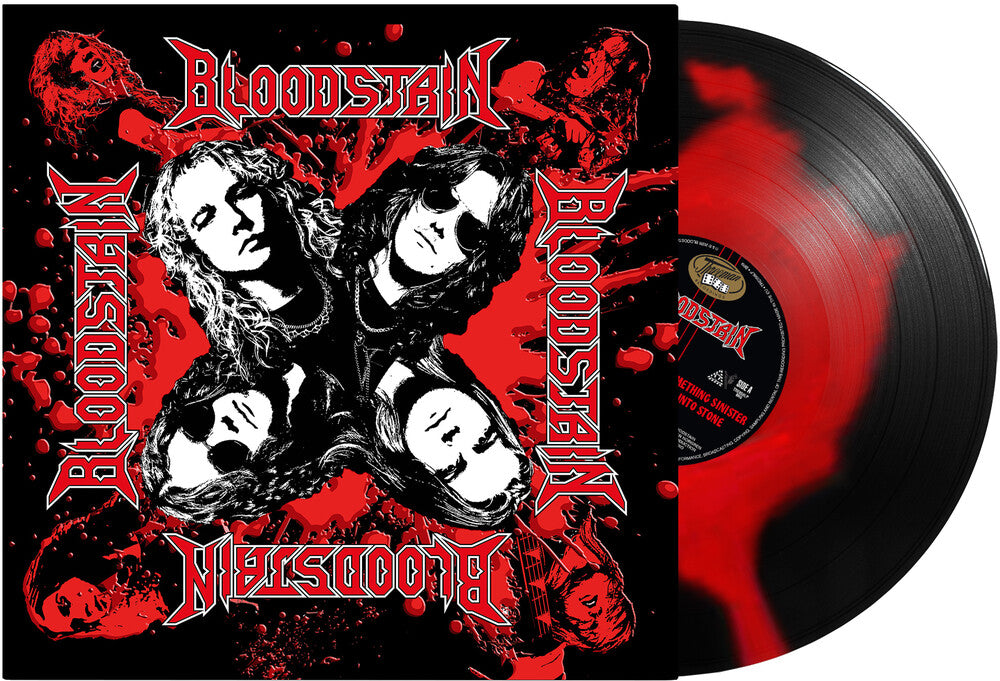 the album cover for Bloodstain - Bloodstain (Blk) [Colored Vinyl] (Red)
