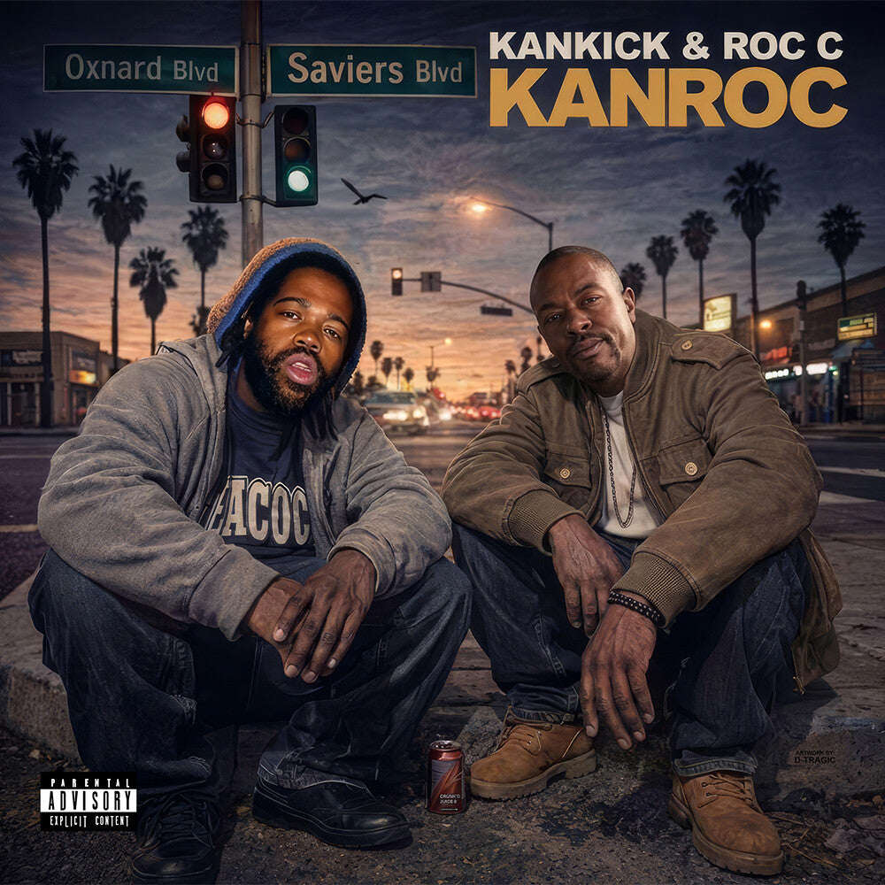 the album cover for Kankick &amp; Roc C - Kanroc