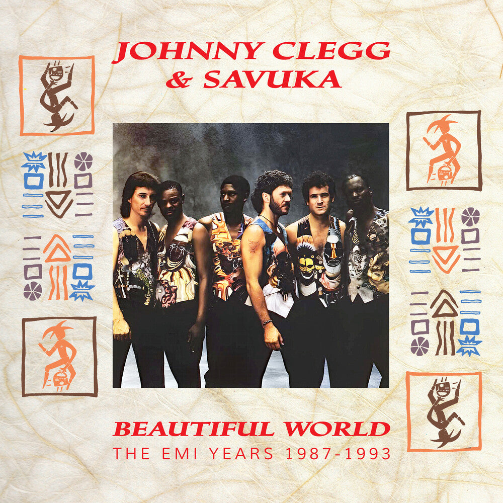 the album cover for Johnny Clegg  &amp; Savuka - Beautiful World: The Emi Years 1987-1993 (Box)