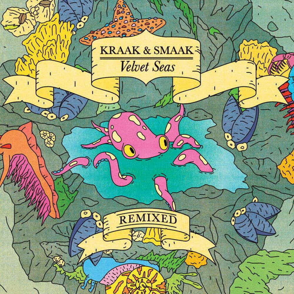 the album cover for Kraak &amp; Smaak - Velvet Seas Remixed (Pict)