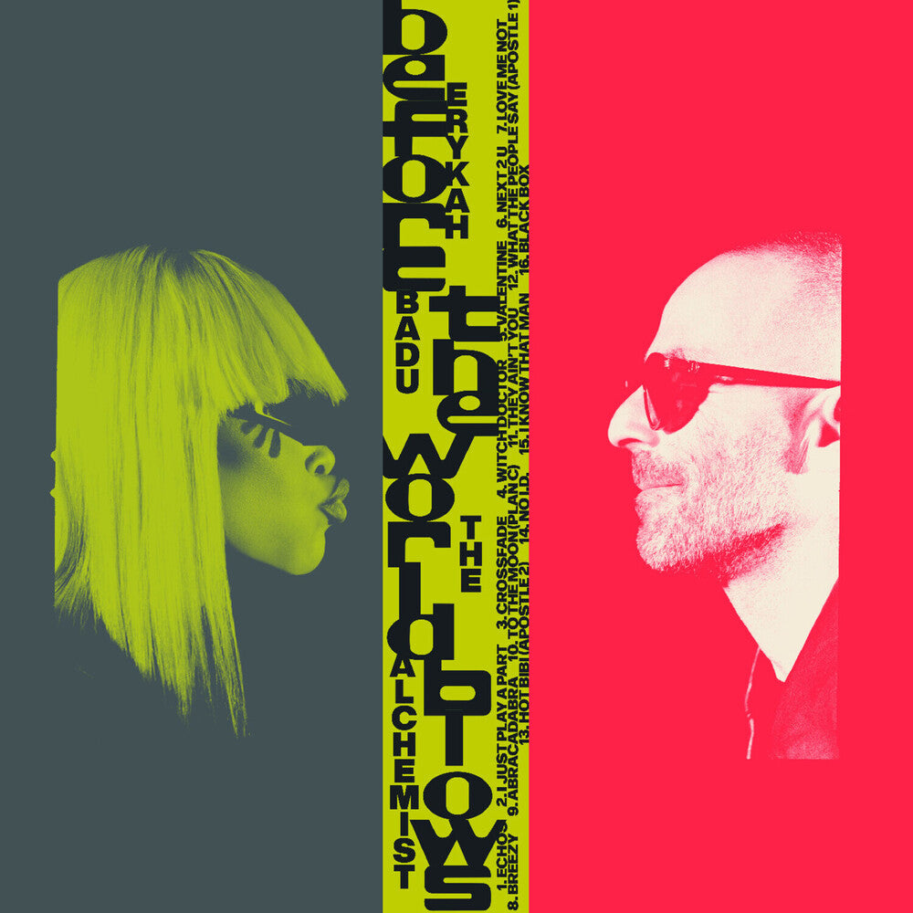 the album cover for Erykah Badu &amp; The Alchemist - Before The World Blows: The Abi and Alan Experiment
