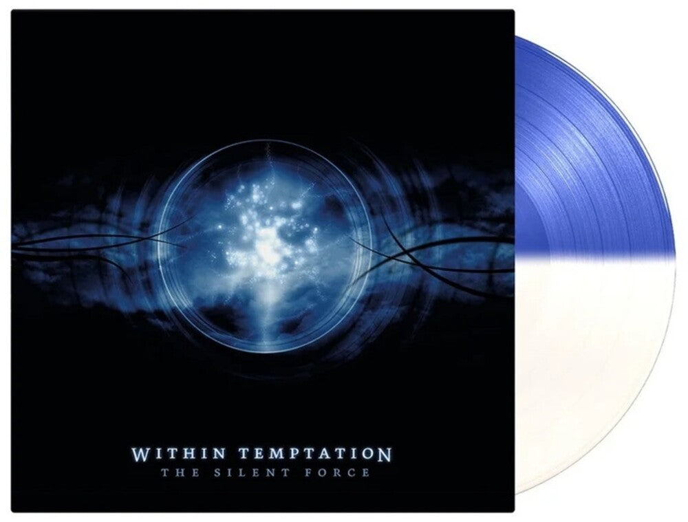 the album cover for Within Temptation - Silent Force - Ltd Blue &amp; White Vinyl (Blue) [Limited Edition]