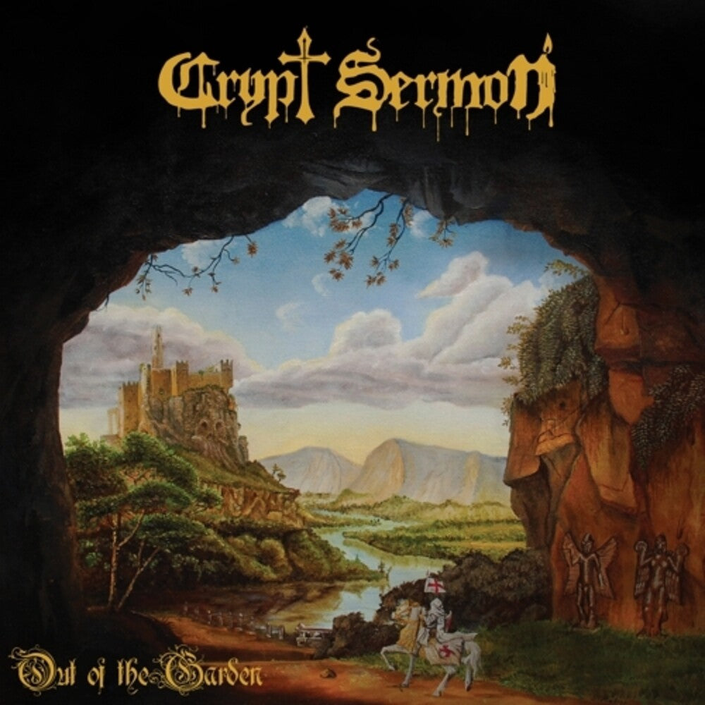 the album cover for Crypt Sermon - Out of the Garden (olive Green Vinyl)