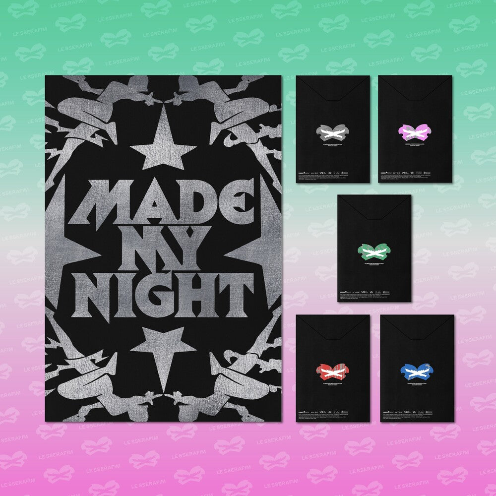 the album cover for LE SSERAFIM - Made My Night [Compact Ver]