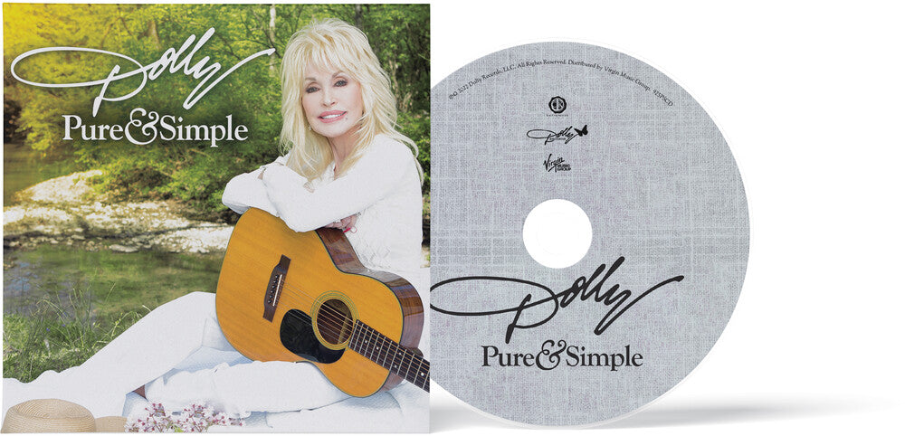 the album cover for Dolly Parton - Pure &amp; Simple - 10 Year Anniversary Edition