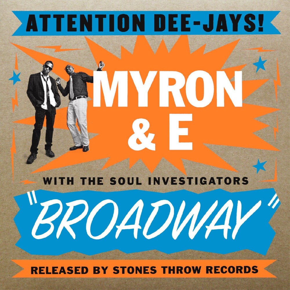the album cover for Myron &amp; E - Broadway - Gold [Colored Vinyl] (Gol) [Reissue]