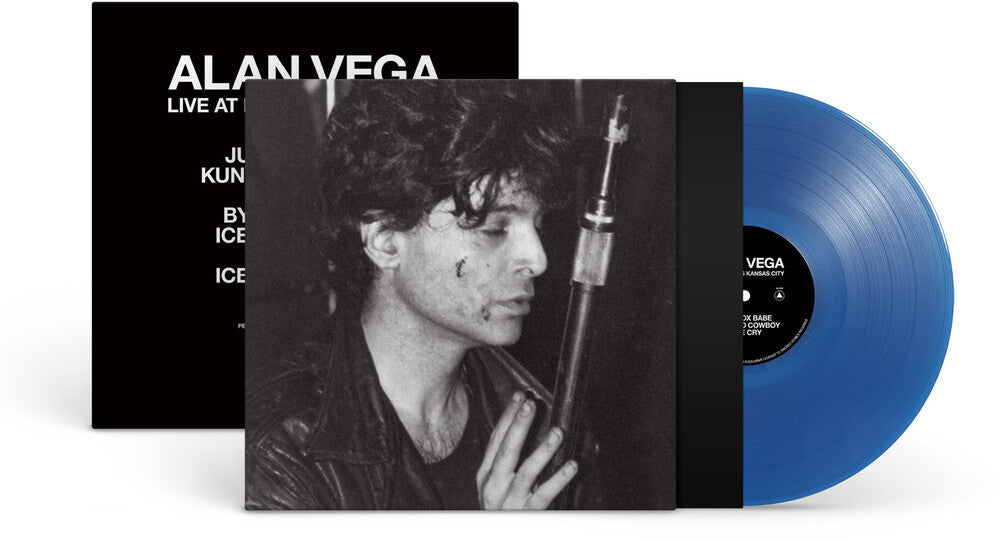 the album cover for Alan Vega - Live at Max&