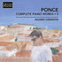 the album cover for Alvaro Cendoya - Ponce: Complete Pno Works Vol. 5