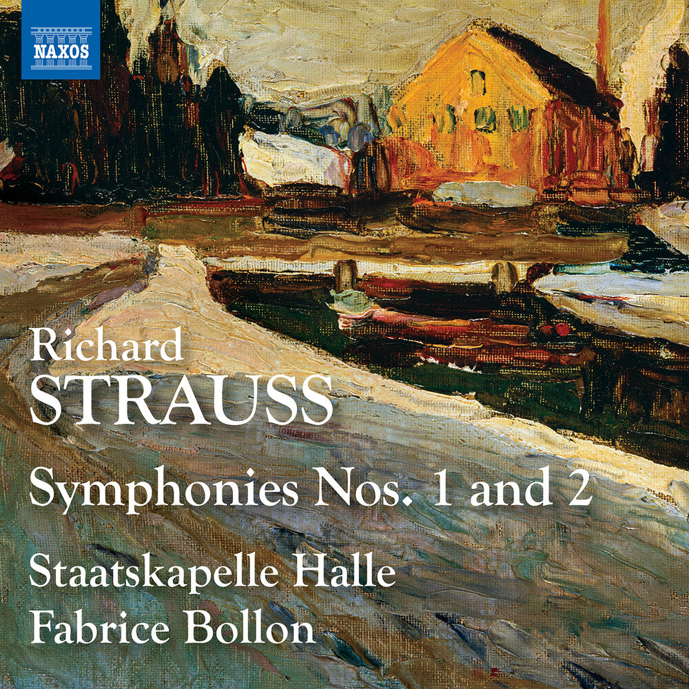 the album cover for Staatskapelle Halle - R. Strauss: Syms Nos. 1 &amp; 2