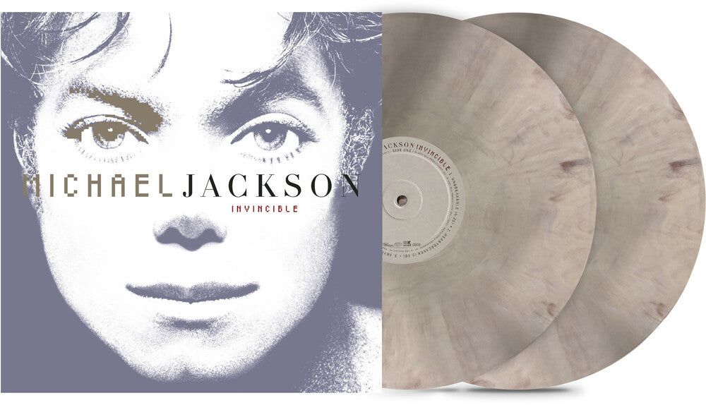 the album cover for Michael Jackson - Invincible [Colored Vinyl] [Limited Edition] (Aniv) (Mrb)
