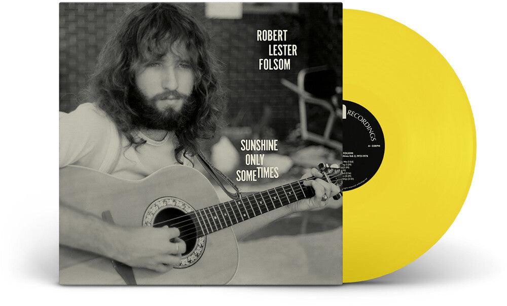 the album cover for Robert Folsom  Lester - Sunshine Only Sometimes: Archives Vol. 2 1972-1975
