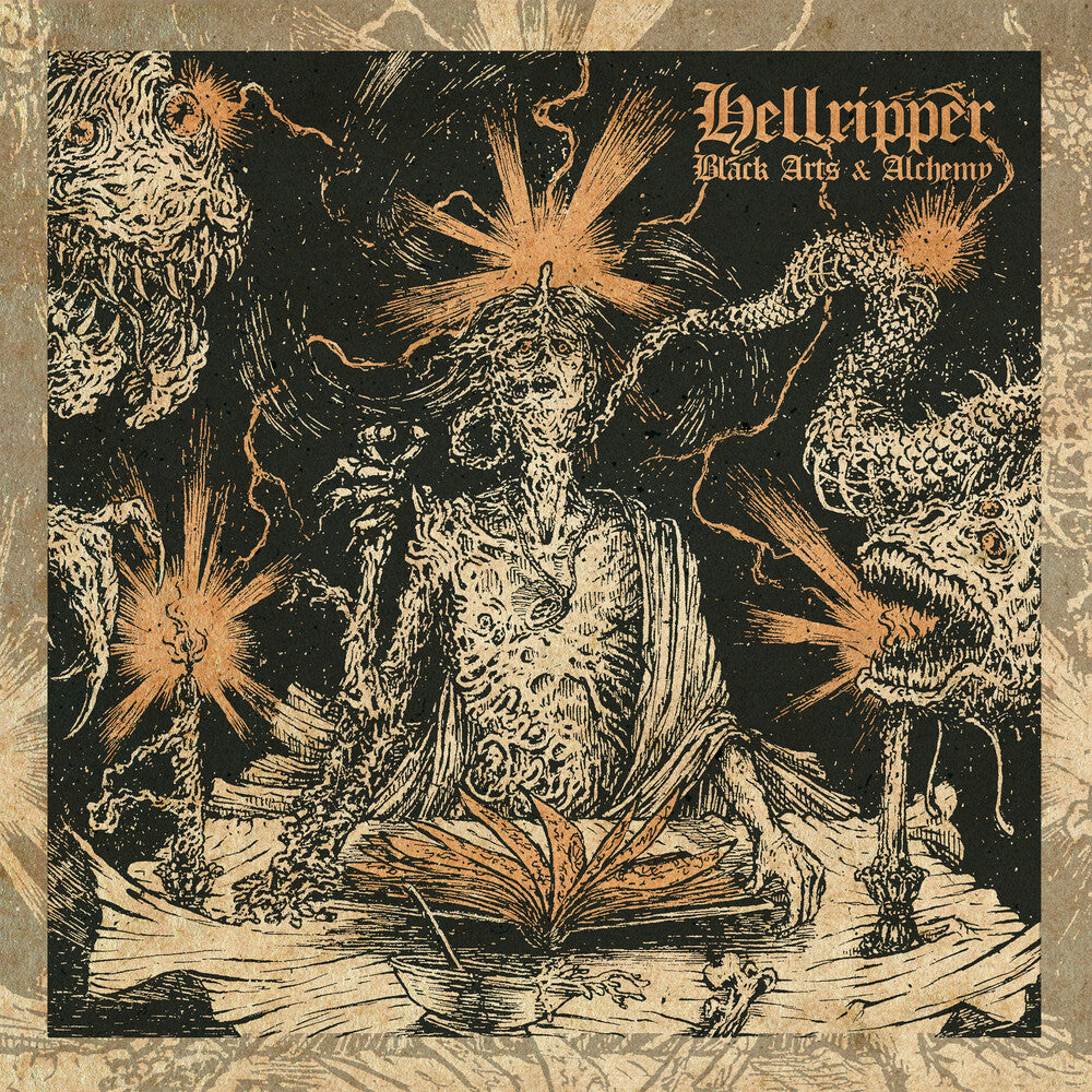 the album cover for Hellripper - Black Arts &amp; Alchemy