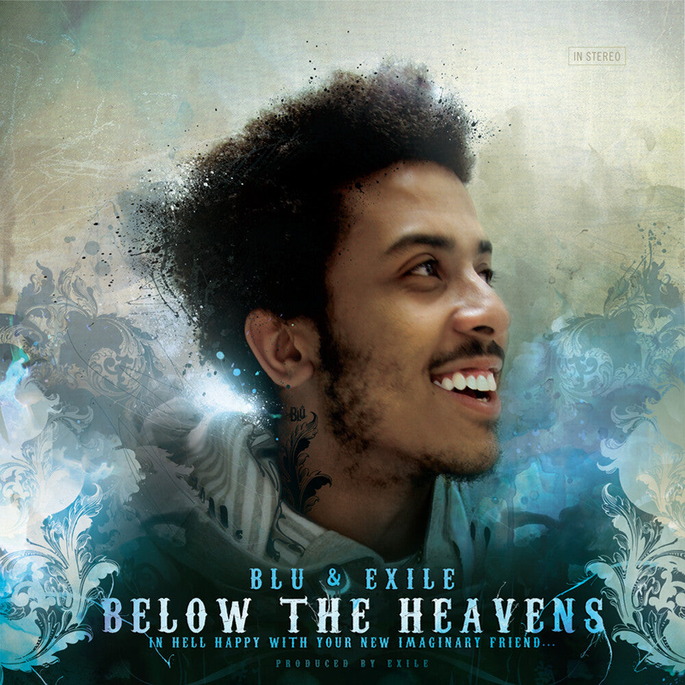 the album cover for Blu &amp; Exile - Below The Heavens (Blue) (Colc)