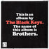 the album cover for The Black Keys - Brothers [Cola Bottle Clear]