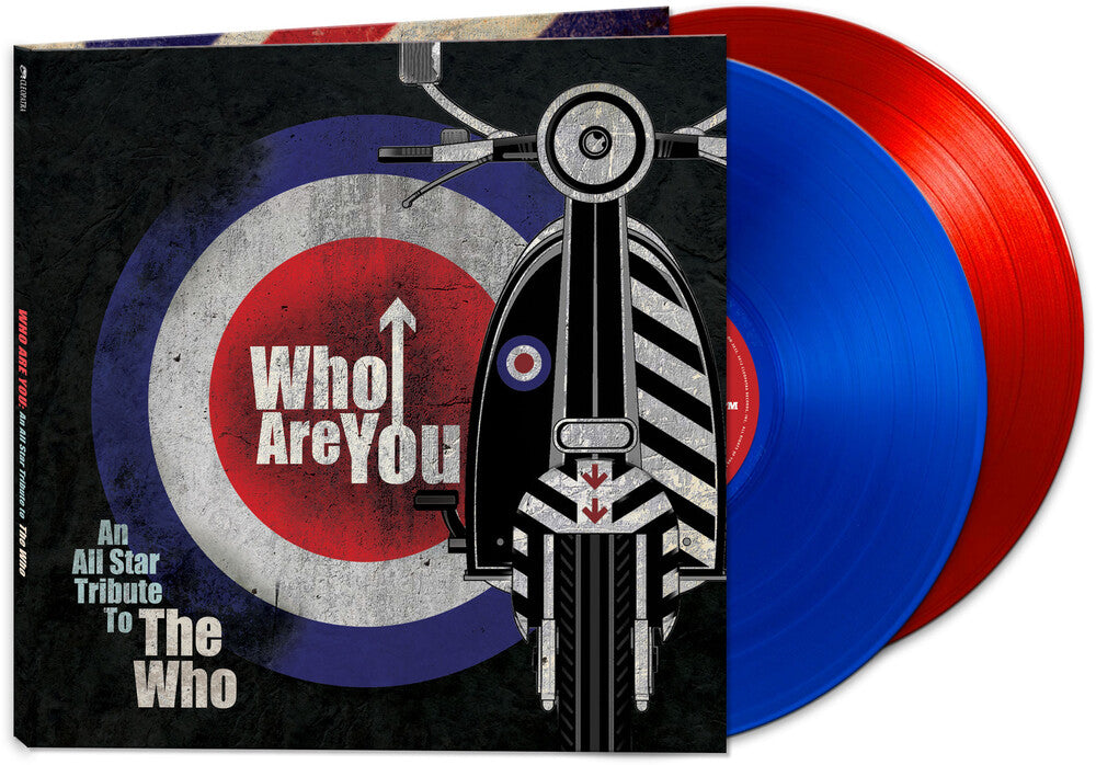 the album cover for Various Artists - WHO ARE YOU - AN ALL-STAR TRIBUTE TO THE WHO [Blue &amp;amp; Red]