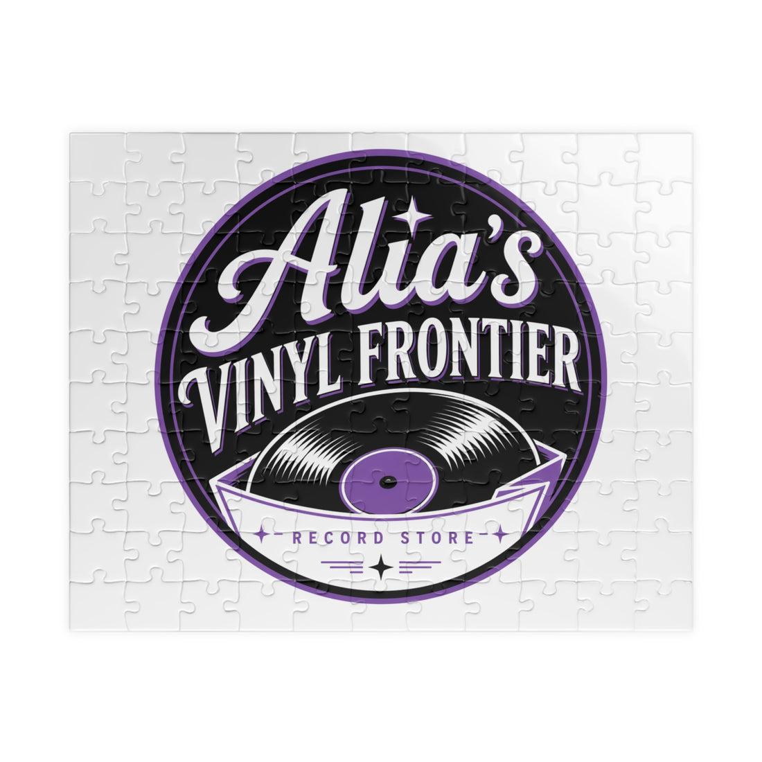 Retro Vinyl Record Puzzle — "Alia&