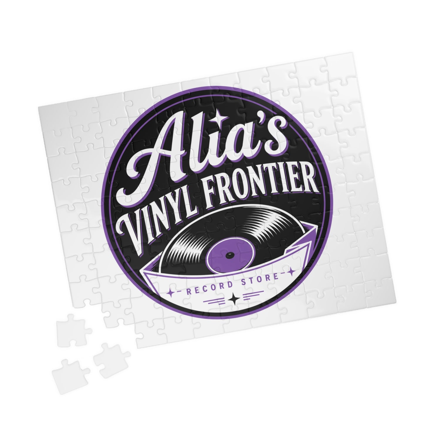 Retro Vinyl Record Puzzle — "Alia&