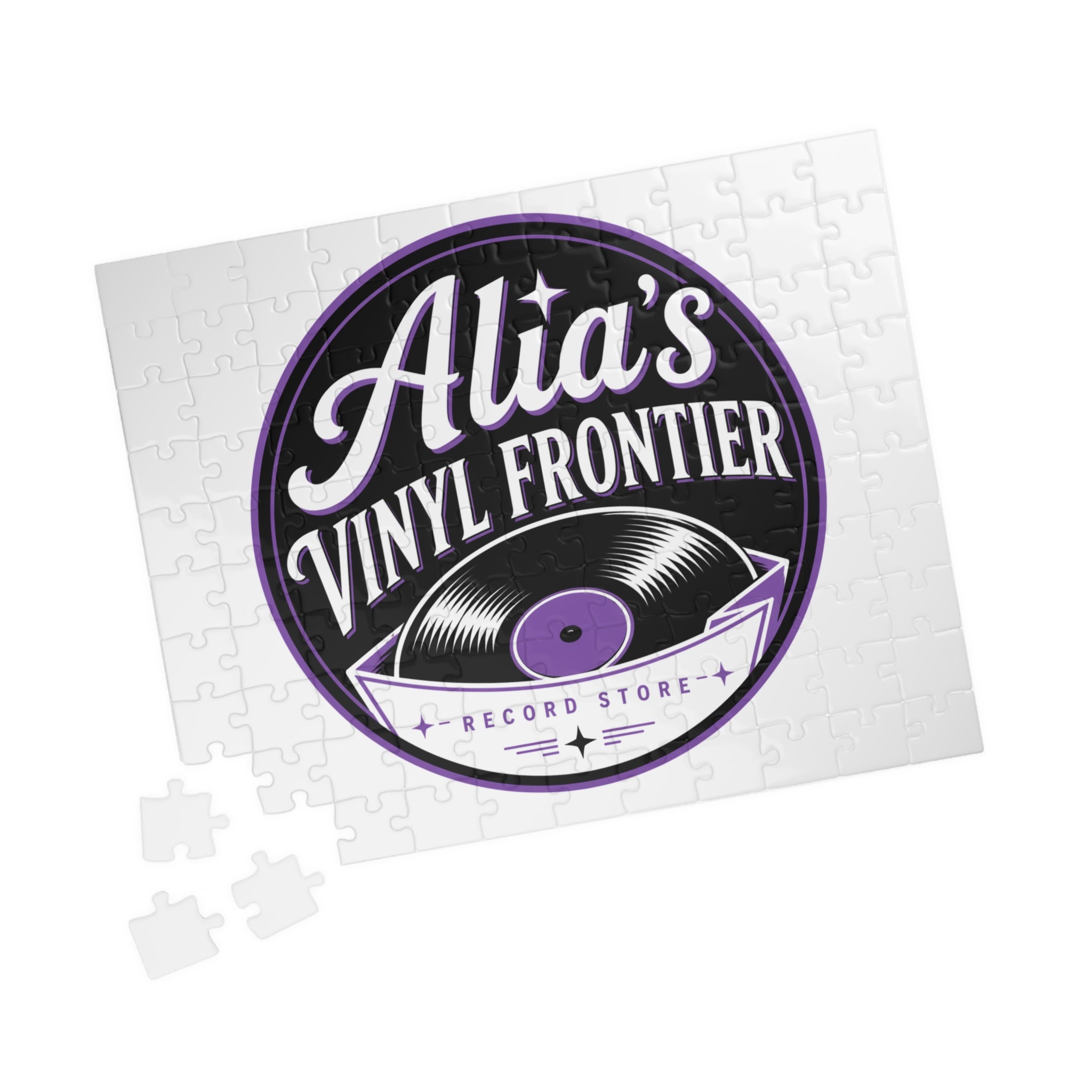 Retro Vinyl Record Puzzle — "Alia&