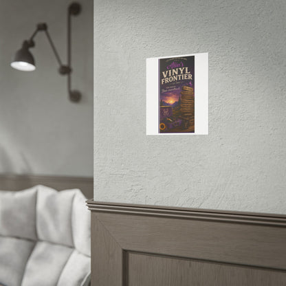 Personalized Vinyl Frontier Rolled Poster — Custom Name Music Lover Wall Art