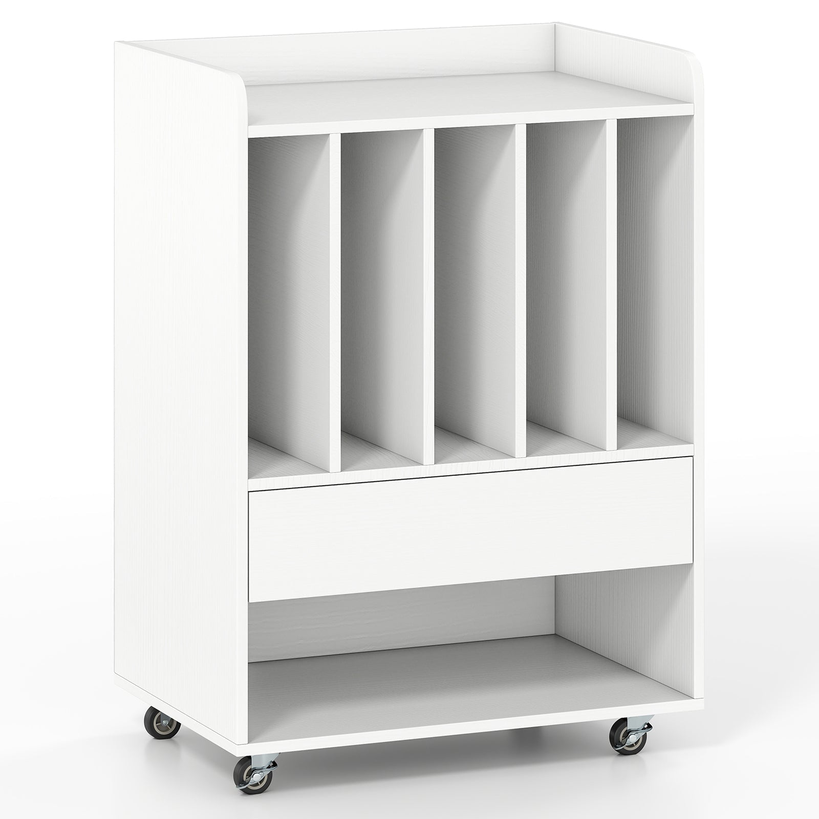 Record Player Stand Turntable Stand with Drawer and Record Holder