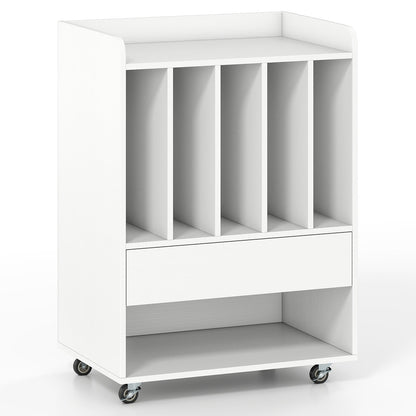 Record Player Stand Turntable Stand with Drawer and Record Holder