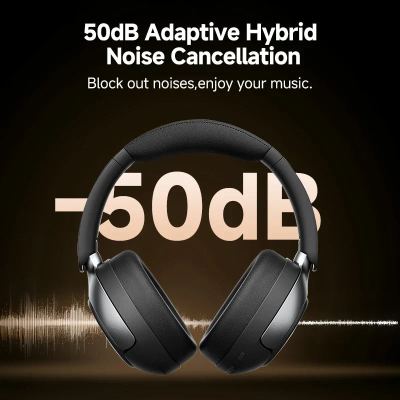 Wireless Over-Ear Headphones Black