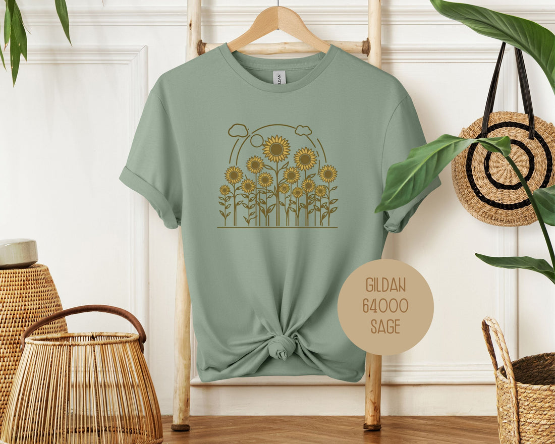 Vintage Sunflower Cottagecore Shirt
