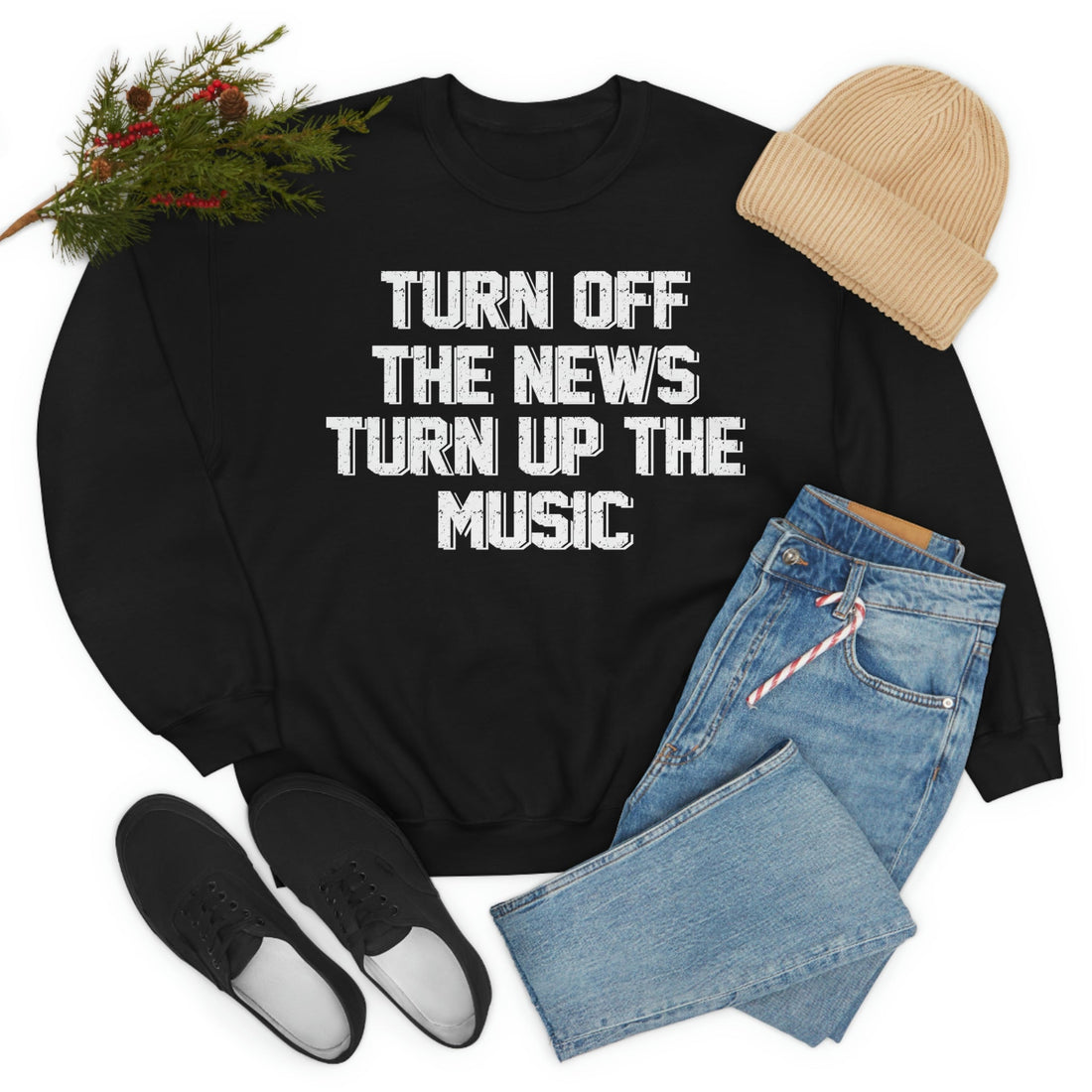 Turn Up The Music Sweat Shirt