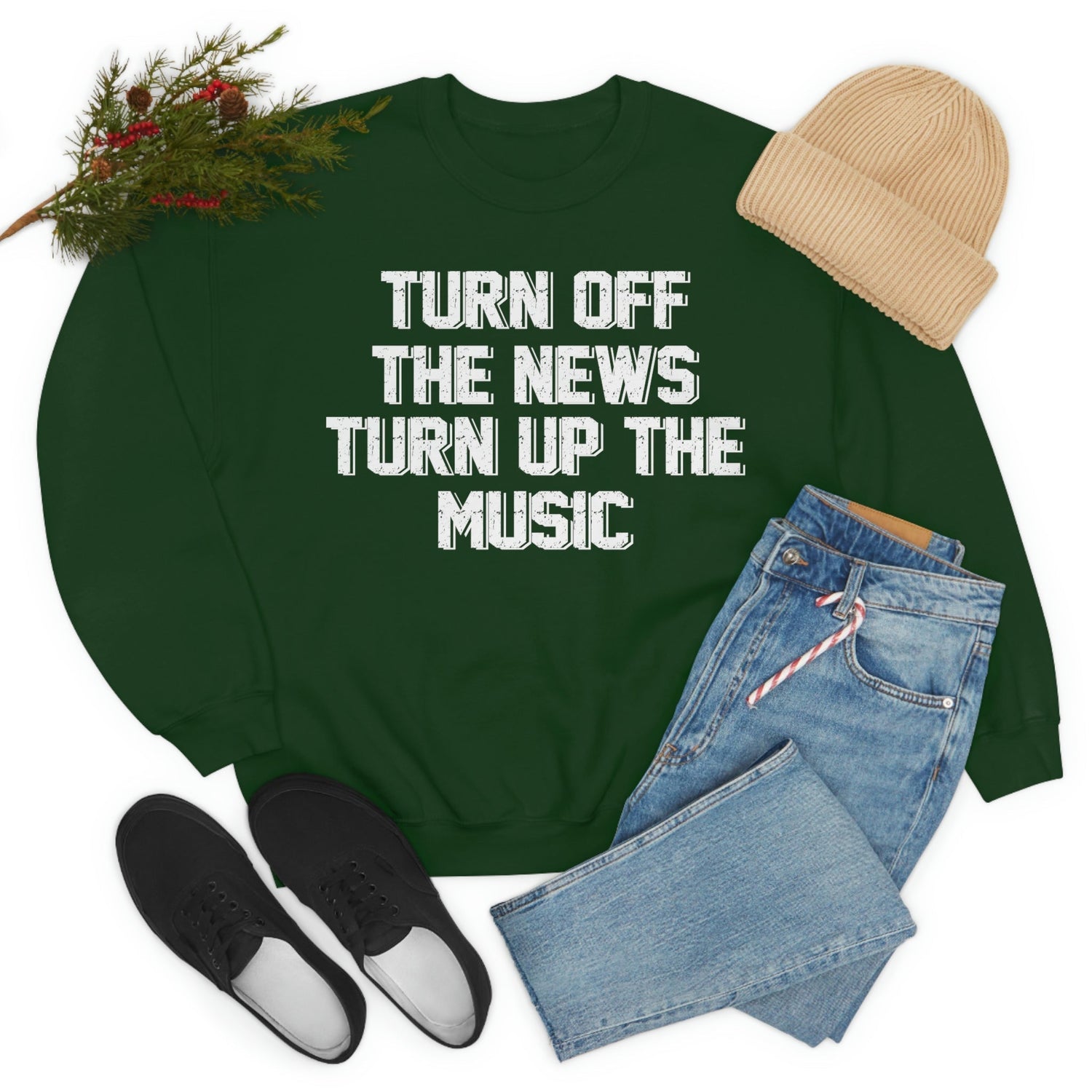 Turn Up The Music Sweat Shirt