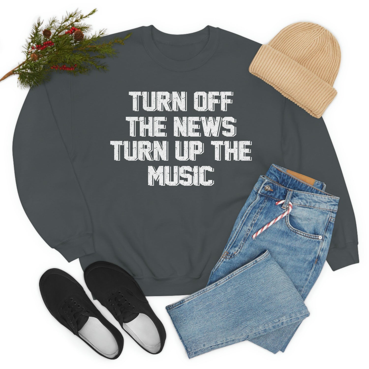 Turn Up The Music Sweat Shirt