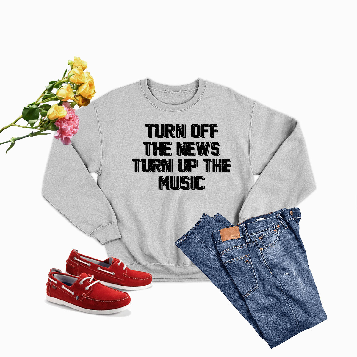 Turn Up The Music Sweat Shirt