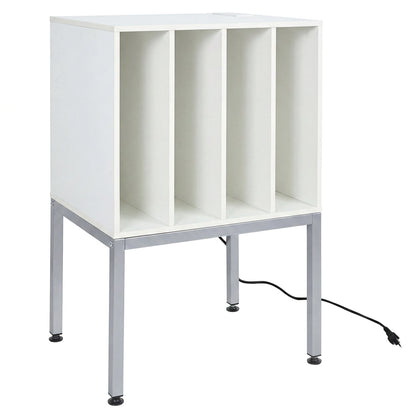 Turntable Record Player Stand with Power Outlets