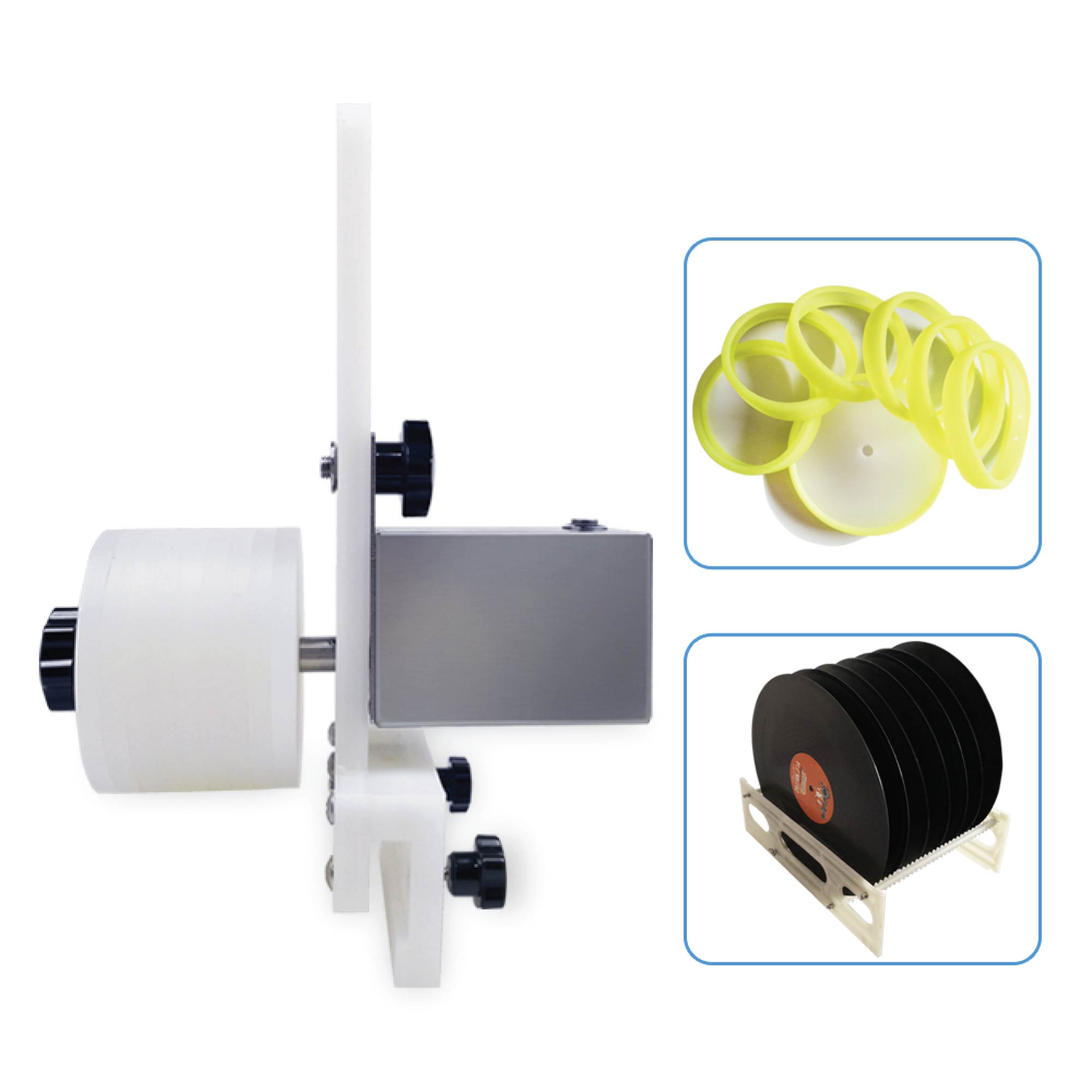 NNEDSZ Vinyl Record Cleaning Stand Drying Rack For Ultrasonic Cleaner LP Disc Bracket