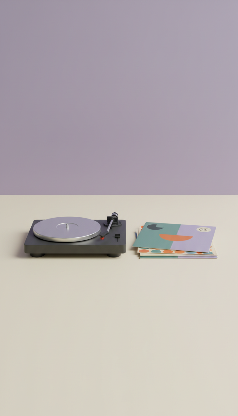 Turntable starter set with audiophile essentials