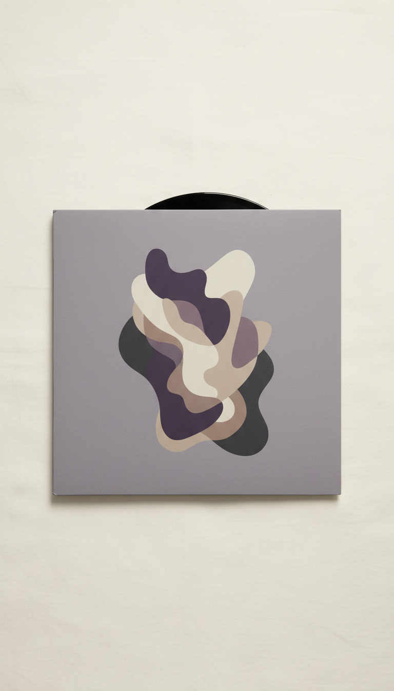 Indie Pop Album with Dusty Lilac Accent Sleeve
