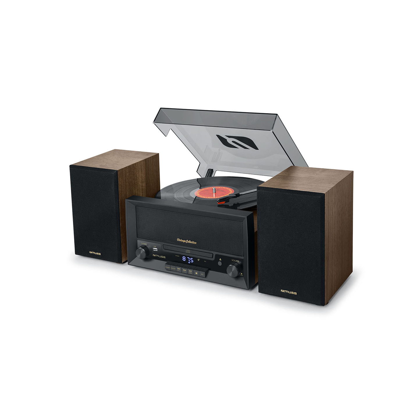 Muse MT-120MB Turntable lemezlejátszó - Barna