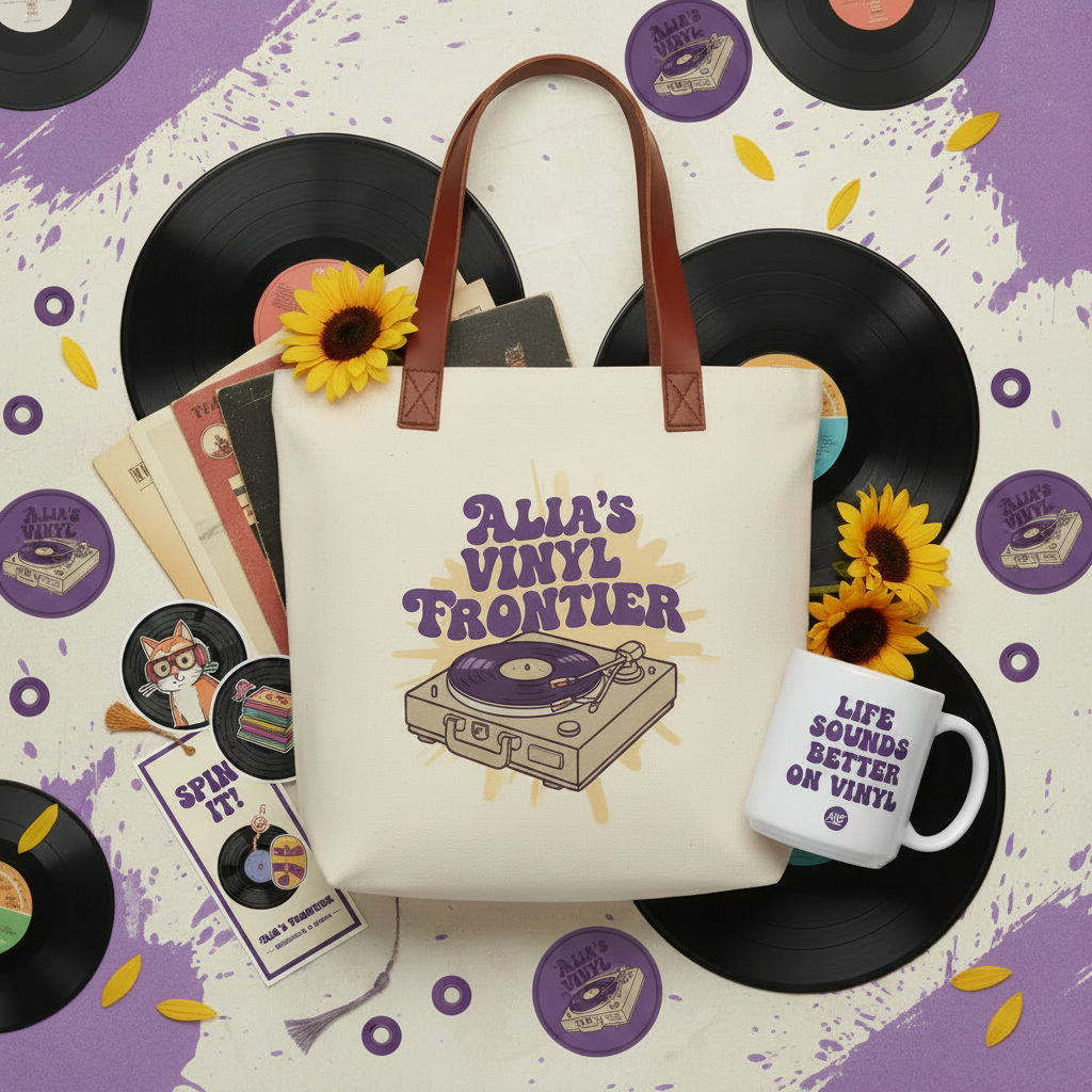 AVF Record Tote Bag - Back to Vinyl Bundle component