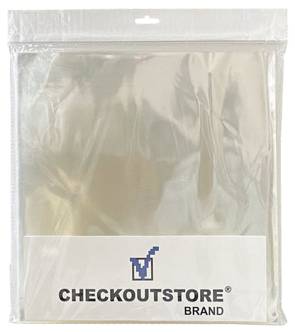 Clear Plastic OPP for 12" LP Vinyl 33 RPM Record Album Covers (Outer Sleeves)